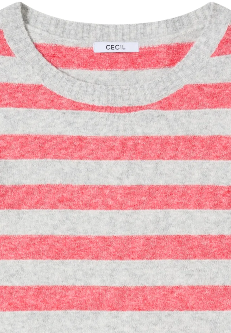 Cecil Pullover & Sweatshirts*Gestreifter Melange Pullover pumkin orange