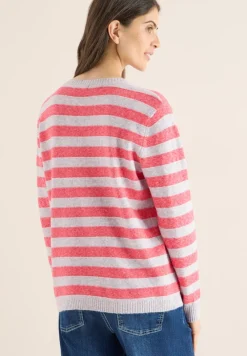 Cecil Pullover & Sweatshirts*Gestreifter Melange Pullover pumkin orange