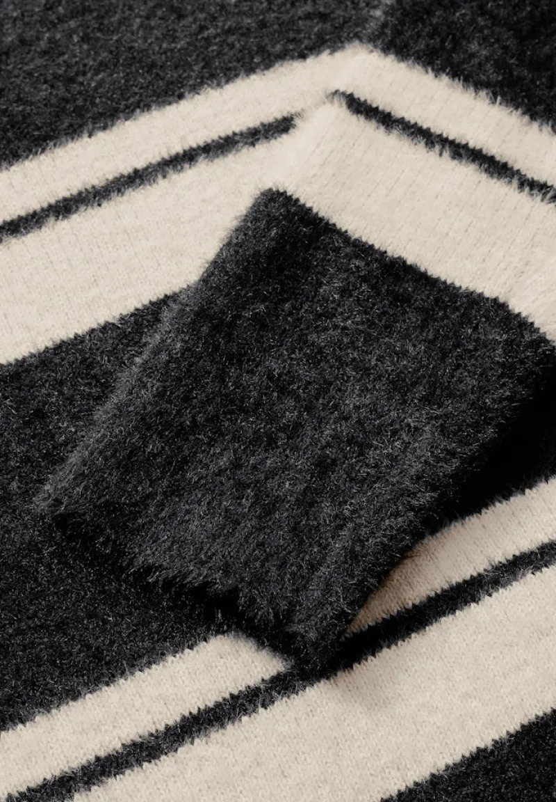 Cecil Pullover & Sweatshirts*Gestreifter Pullover Black