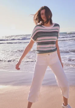 Cecil Pullover & Sweatshirts*Gestreifter Pullover slate khaki