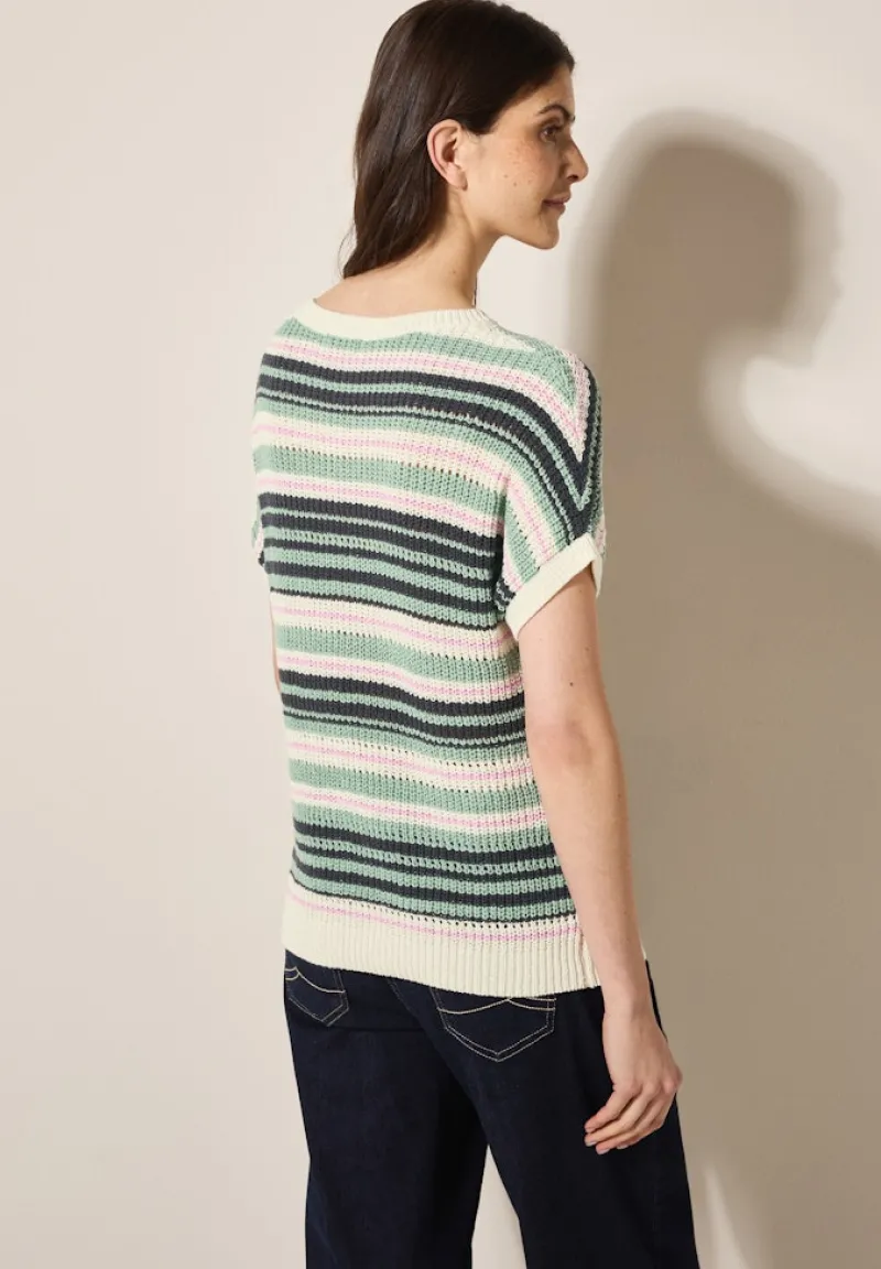 Cecil Pullover & Sweatshirts*Gestreifter Pullover slate khaki