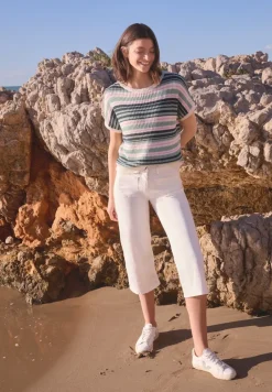 Cecil Pullover & Sweatshirts*Gestreifter Pullover slate khaki