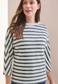 Cecil Shirts*Gestreiftes Federgarn Shirt universal blue