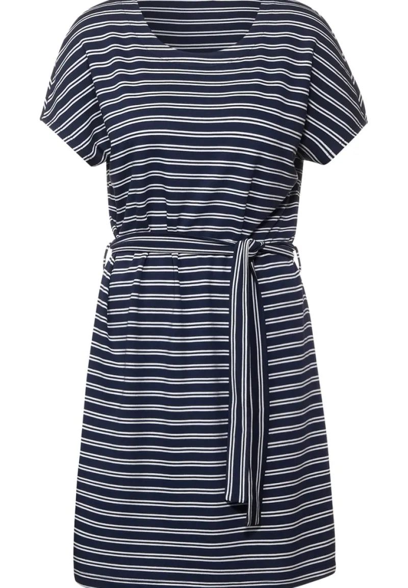 Cecil Kleider*Gestreiftes Jerseykleid River Blue