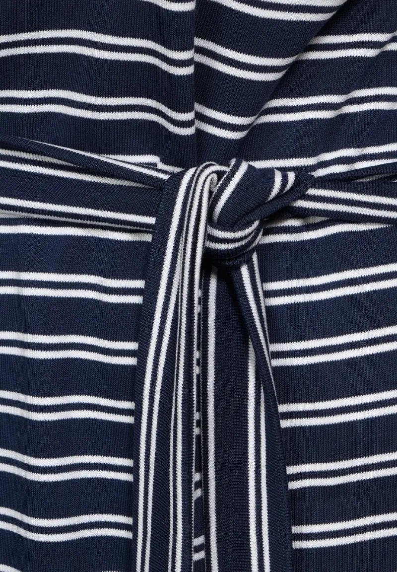 Cecil Kleider*Gestreiftes Jerseykleid River Blue