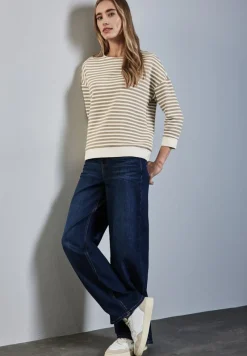 Street One Shirts*Gestreiftes Shirt honey sand