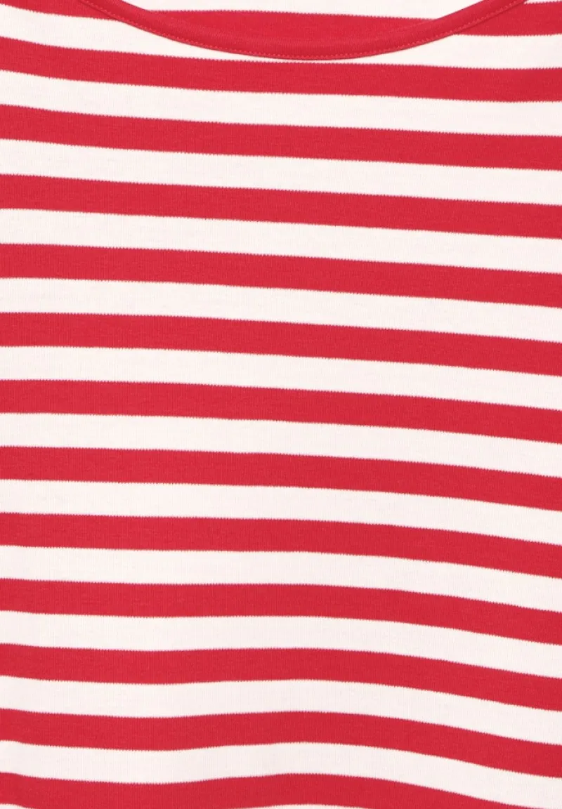 Street One Shirts*Gestreiftes Shirt mandarin red