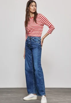 Street One Shirts*Gestreiftes Shirt mandarin red