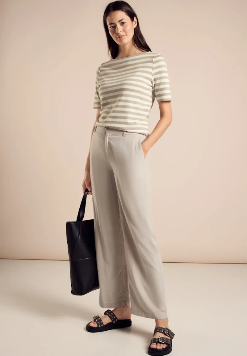 Street One Shirts*Gestreiftes Shirt smooth sand beige