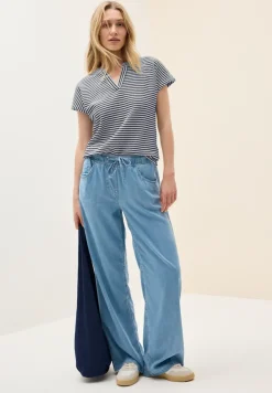 Cecil Shirts*Gestreiftes Strukturshirt urban navy blue