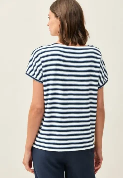 Cecil Shirts*Gestreiftes Strukturshirt urban navy blue