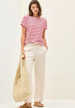 Cecil Shirts*Gestreiftes Strukturshirt glazed apple red