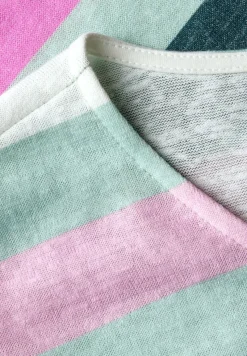 Street One Shirts*Gestreiftes T-Shirt soft jade green