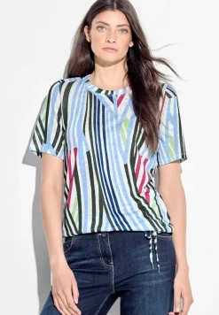 Cecil Shirts*Gestreiftes T-Shirt vanilla white