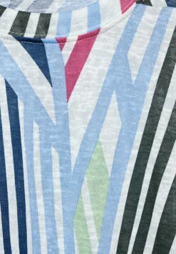 Cecil Shirts*Gestreiftes T-Shirt vanilla white