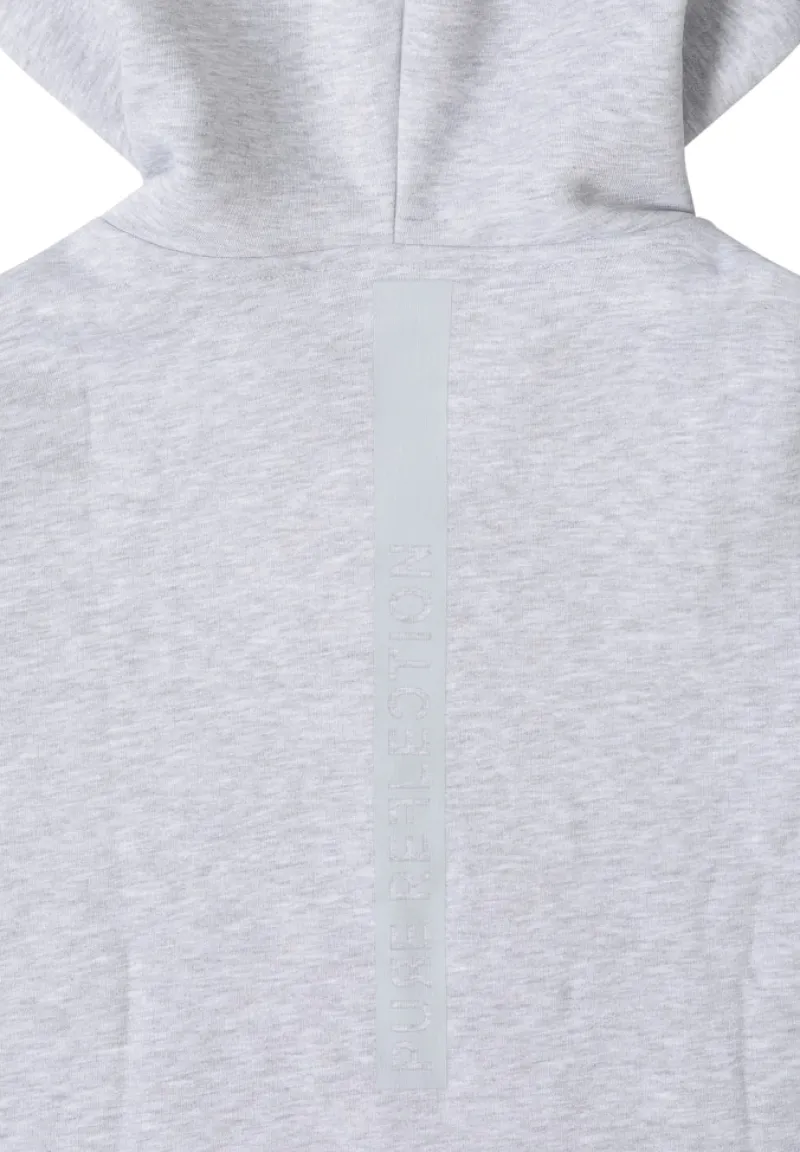 Cecil Pullover & Sweatshirts*Glitzernde Hoodie Sweatjacke luna grey melange