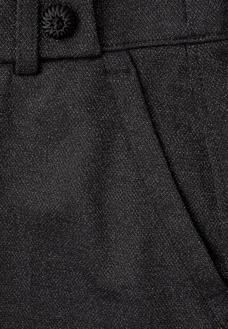 Street One Hosen*Glitzernde Straight Leg Hose Black