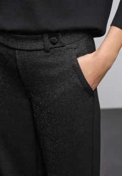 Street One Hosen*Glitzernde Straight Leg Hose Black