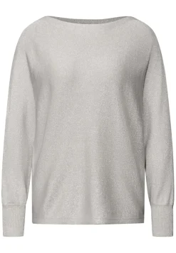 Street One Pullover & Sweatshirts*Glitzernder Dolman Pullover pelican grey mel.