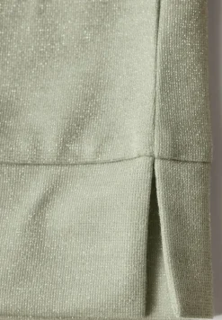 Street One Shirts*Glitzerndes T-Shirt dusty milky green