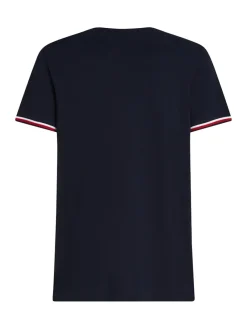 Tommy Hilfiger Shirts|Big Boys*GLOBAL STRIPE CUFF TEE desert sky