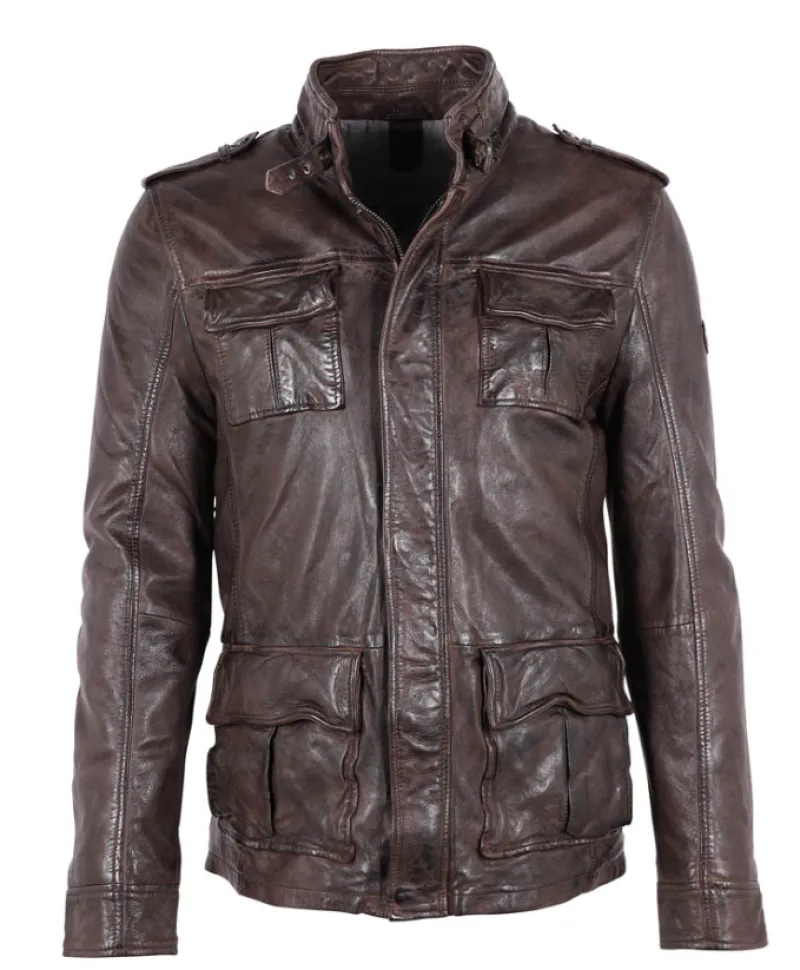 Gipsy Jacken|Big Boys*GMTasdo- Lederjacke chestnut