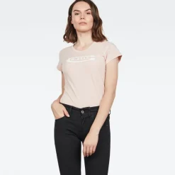 G-star Raw Shirts*Graphic 20 slim r t wmn ss Pyg