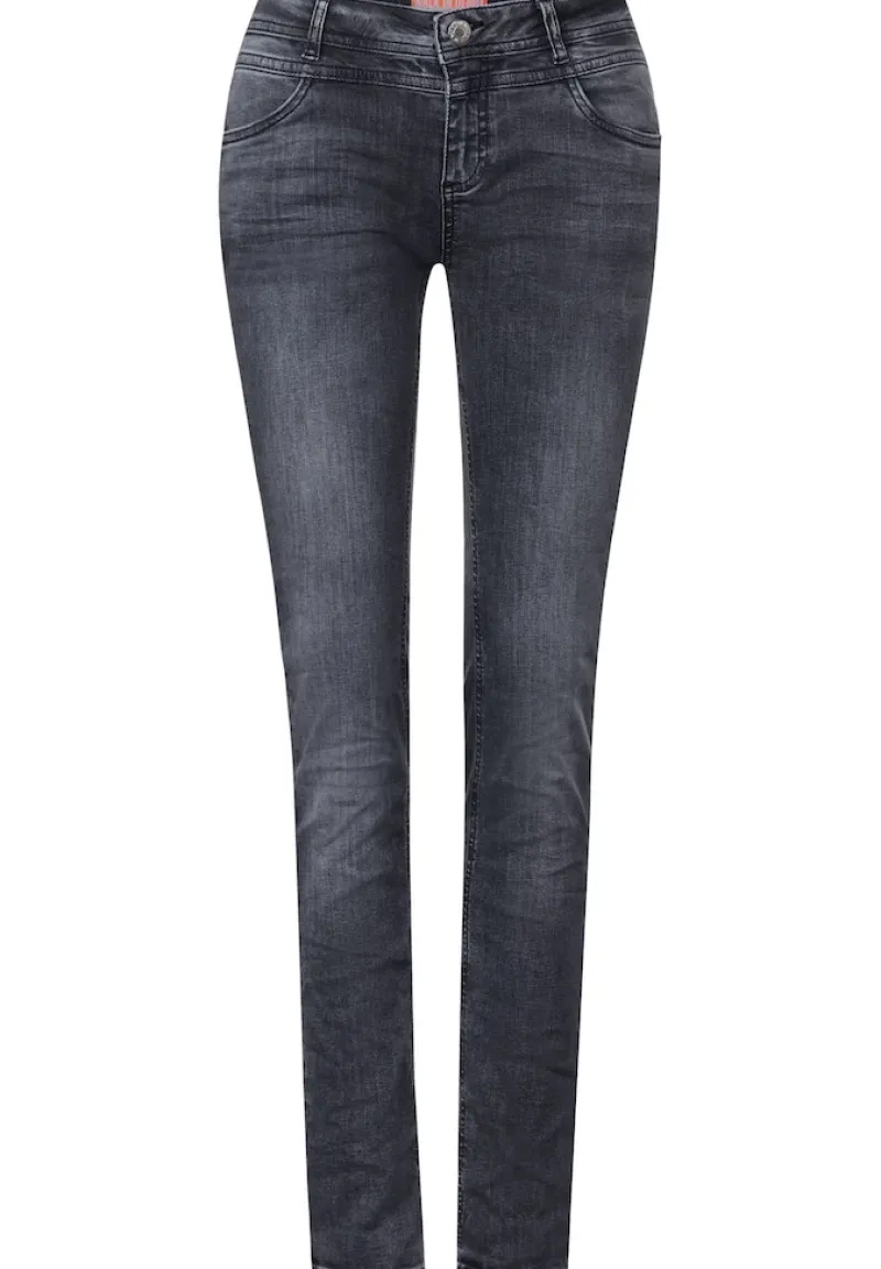Street One Jeans*Graue Casual Fit Jeans authentic grey wash