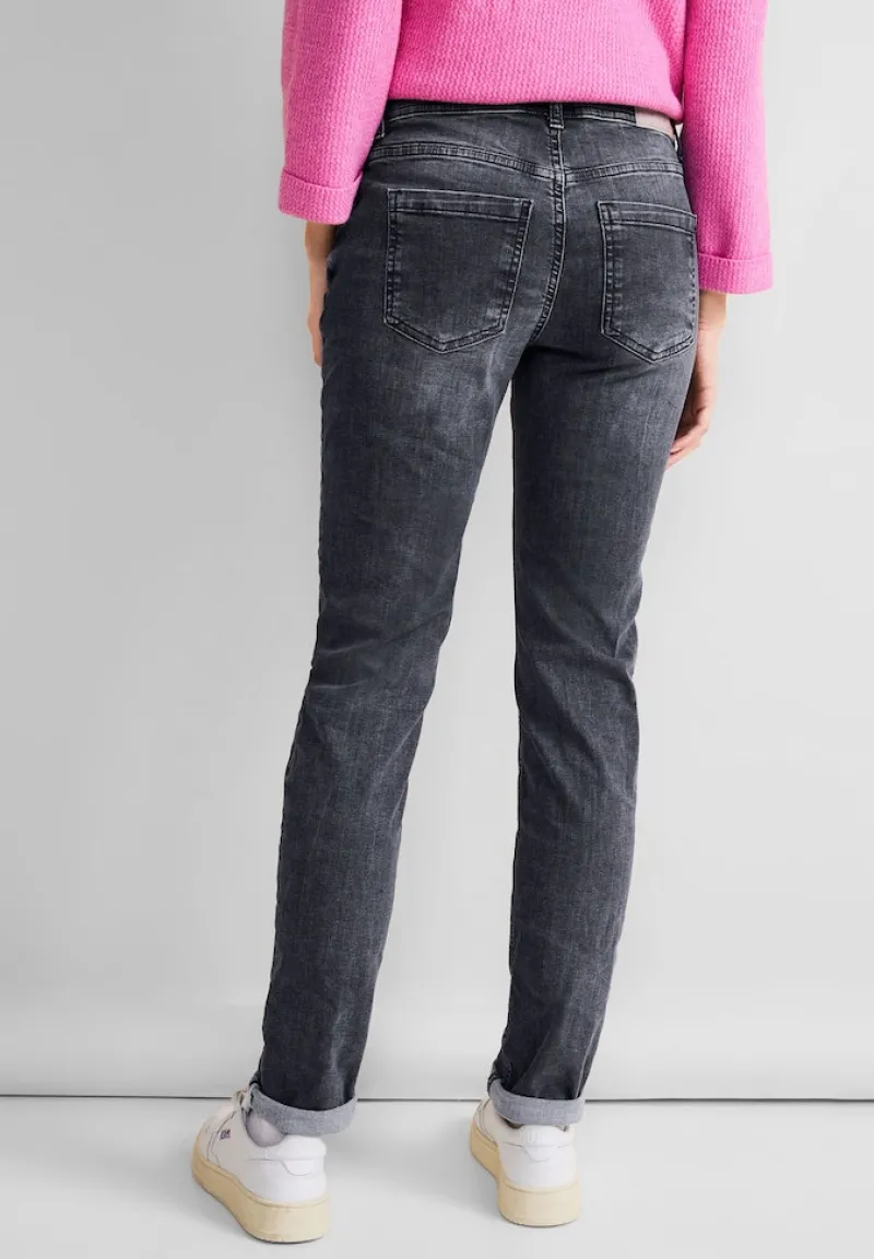 Street One Jeans*Graue Casual Fit Jeans authentic grey wash