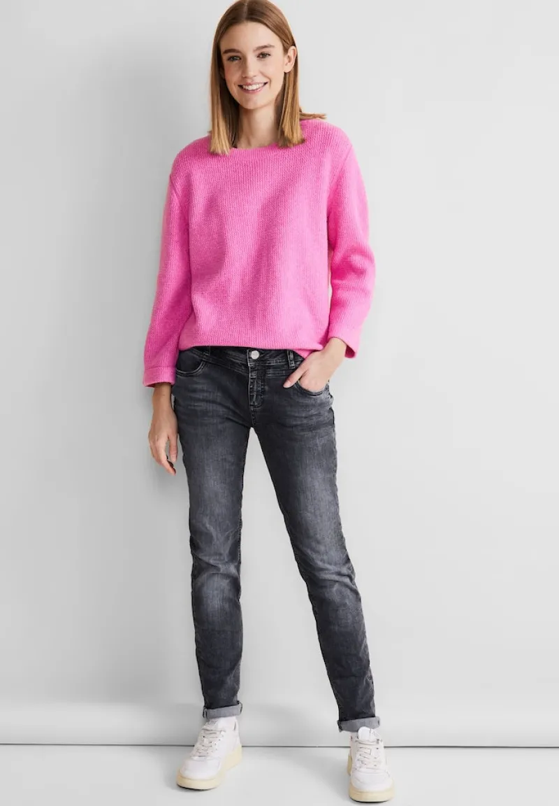 Street One Jeans*Graue Casual Fit Jeans authentic grey wash