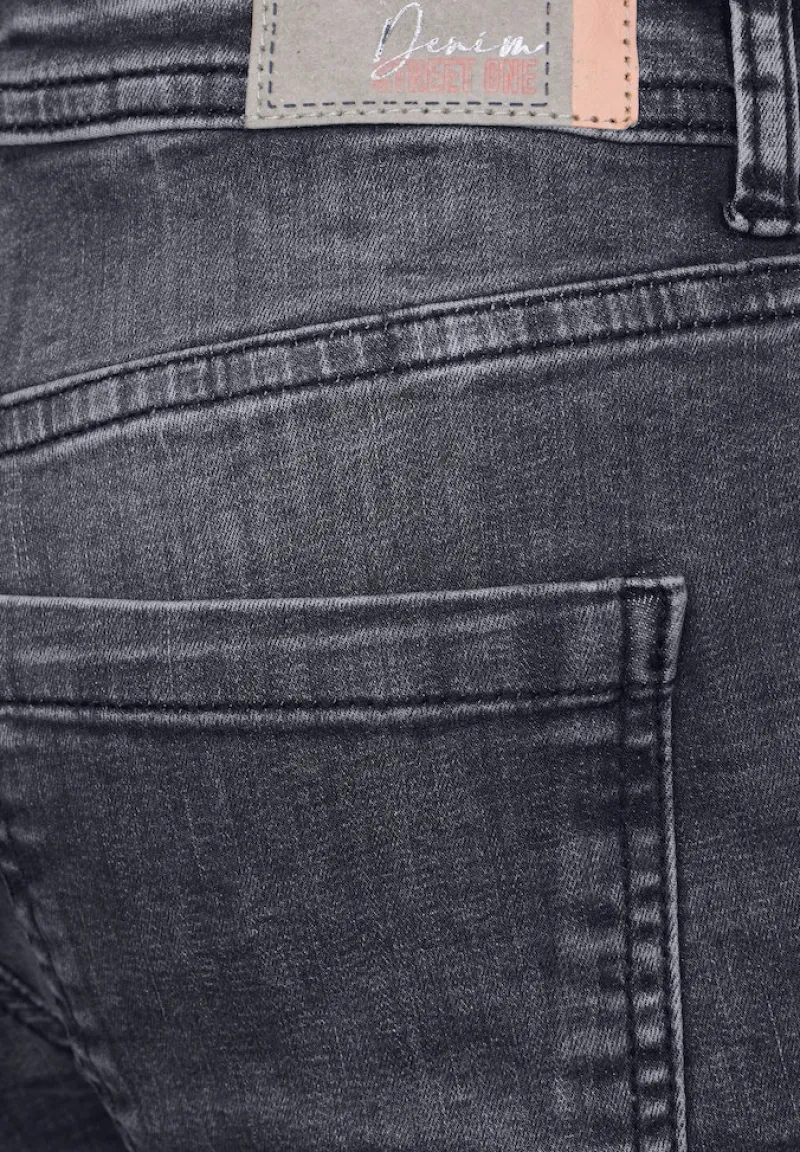 Street One Jeans*Graue Casual Fit Jeans authentic grey wash