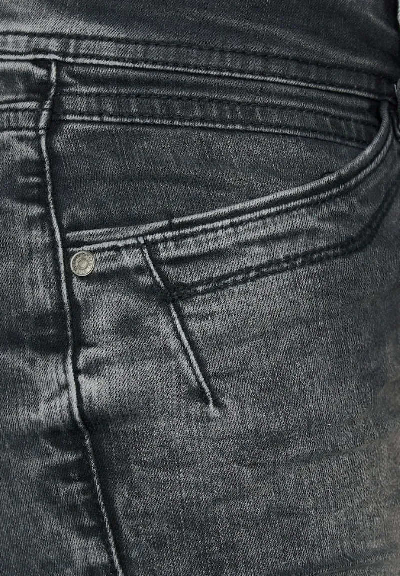 Street One Jeans*Graue Slim Fit Jeans authentic dark grey wash