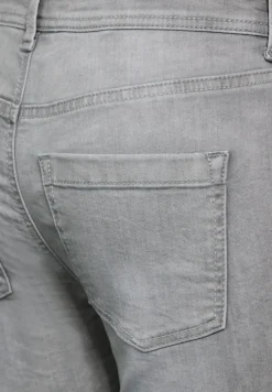 Street One Jeans*Graue Slim Fit Jeans light grey random wash