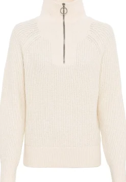 Camel Active Pullover & Sweatshirts*Grobstrickpullover mit Wollanteil creme