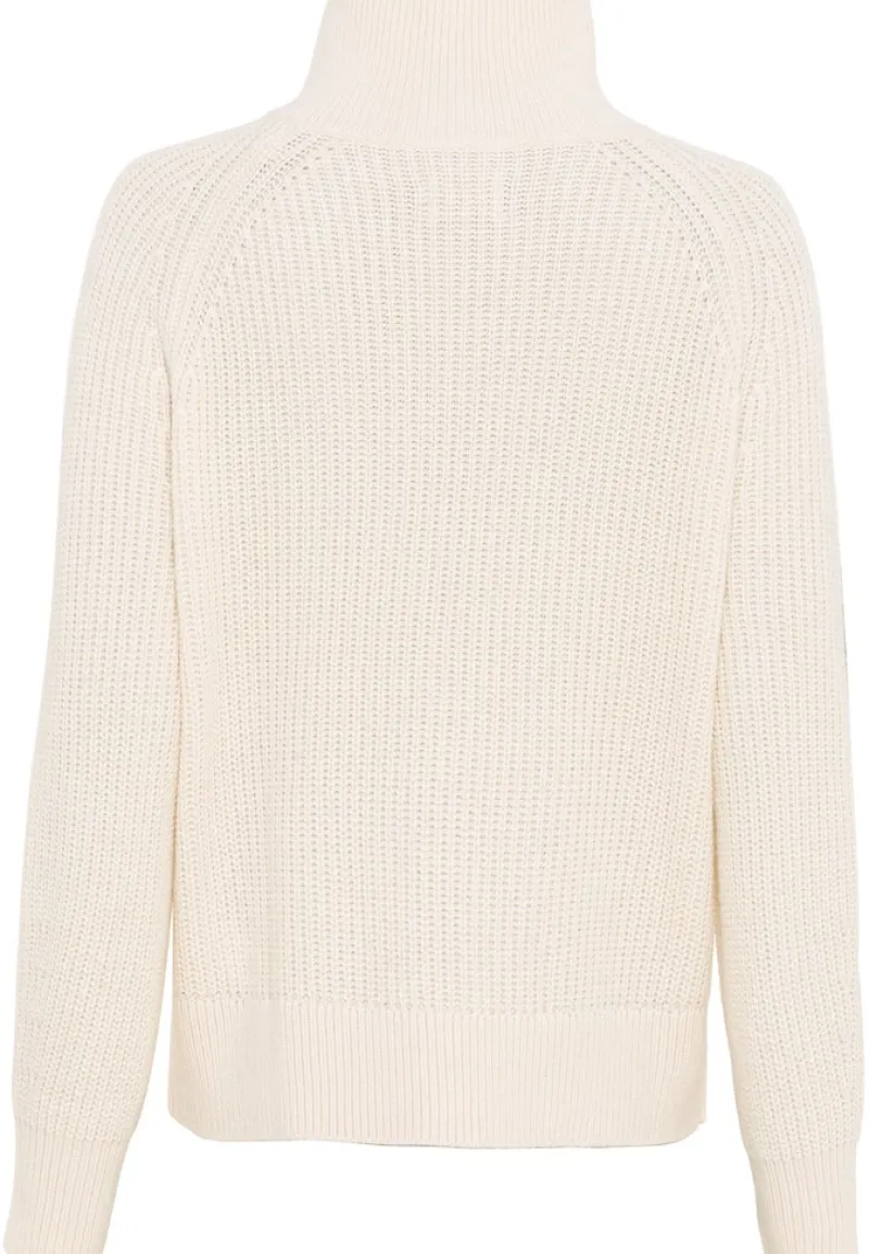 Camel Active Pullover & Sweatshirts*Grobstrickpullover mit Wollanteil creme