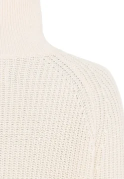 Camel Active Pullover & Sweatshirts*Grobstrickpullover mit Wollanteil creme