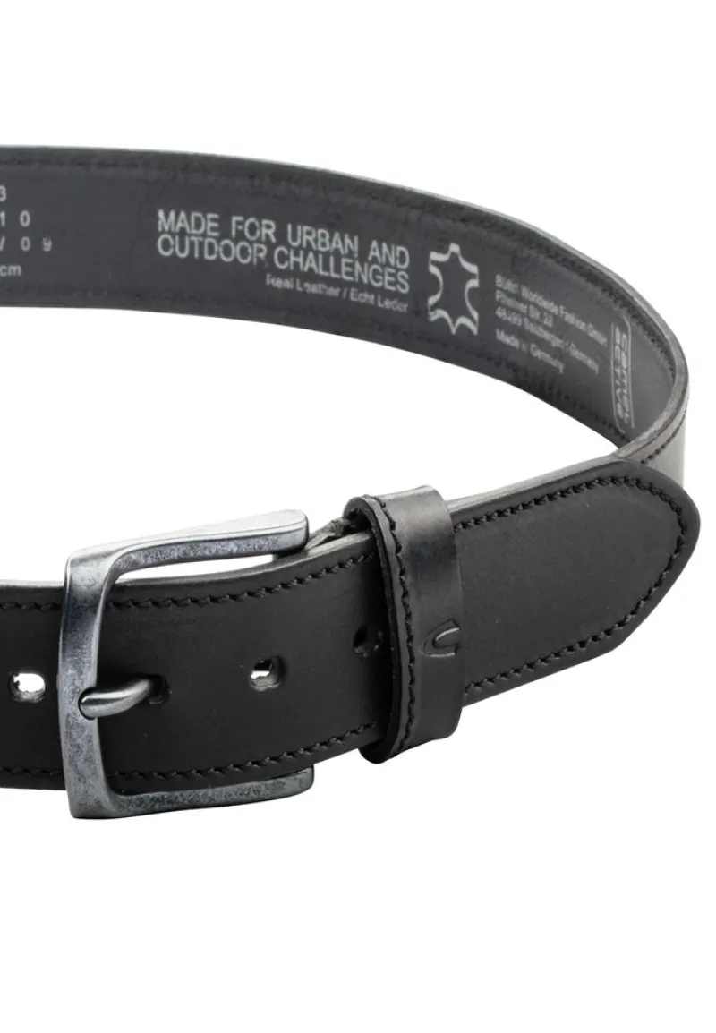 Camel Active Accessoires*Gürtel aus hochwertigem Leder Black