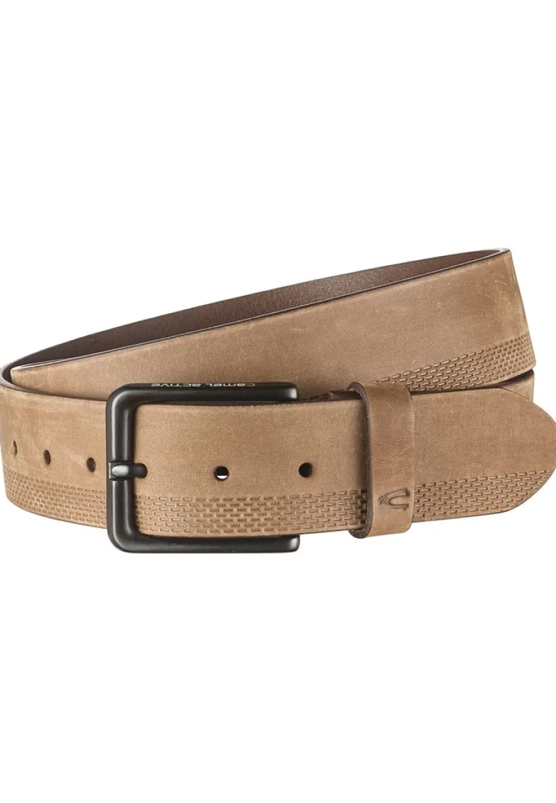 Camel Active Accessoires*Gürtel aus Leder grey