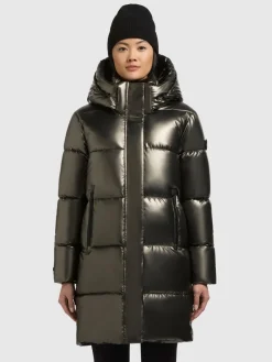 Khujo Jacken*Haya2 Shiny 581 Mud Brown