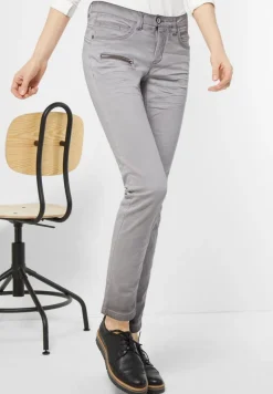 Street One Hosen*Helle Slim Fit Hose Maxim cyber grey