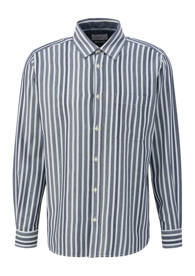 s.Oliver Hemden*Hemd blau2