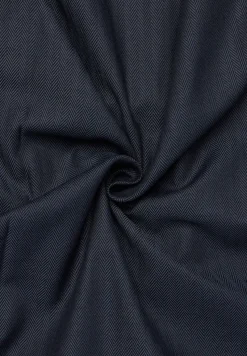 ETERNA Hemden|Big Boys*Hemd Fischgrat Langarm anthrazit