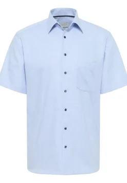 ETERNA Hemden|Big Boys*Hemd Hahnentritt Kurzarm hellblau