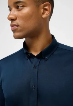 ETERNA Hemden|Big Boys*Hemd Jersey Kurzarm dunkelblau