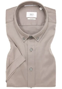 ETERNA Hemden|Big Boys*Hemd Jersey Kurzarm hellgrau