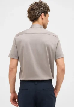 ETERNA Hemden|Big Boys*Hemd Jersey Kurzarm hellgrau