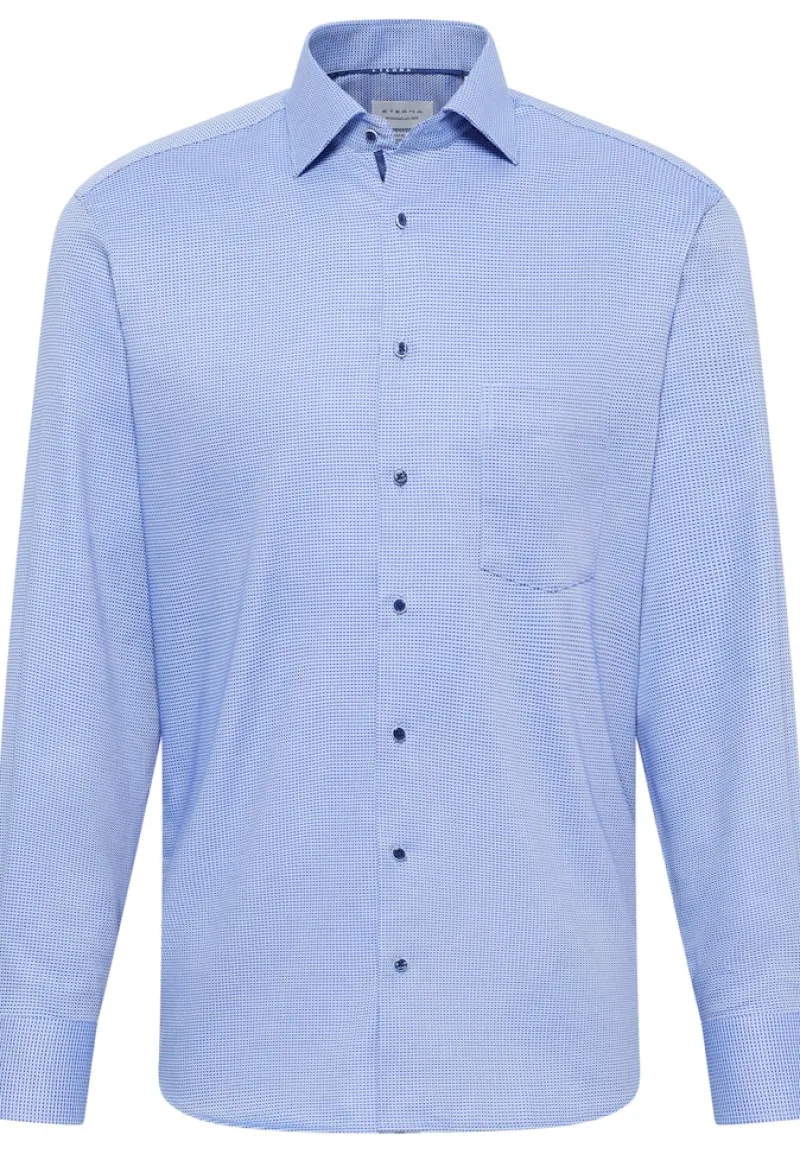 ETERNA Hemden|Big Boys*Hemd Langarm Blau