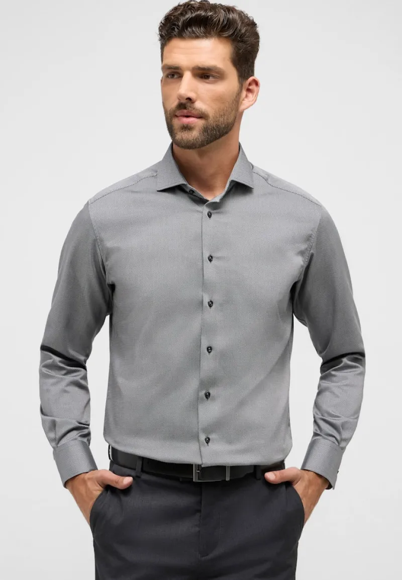 ETERNA Hemden|Big Boys*Hemd Langarm Grau