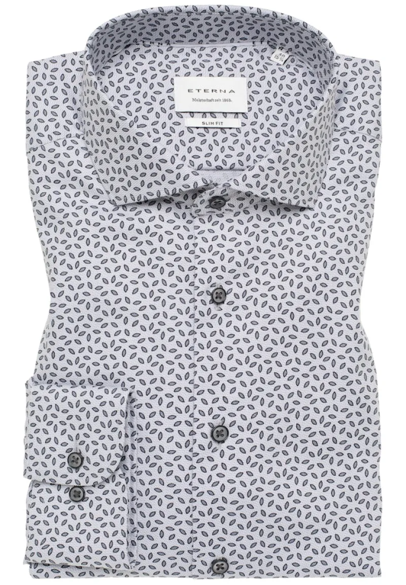 ETERNA Hemden|Big Boys*Hemd Langarm Grau