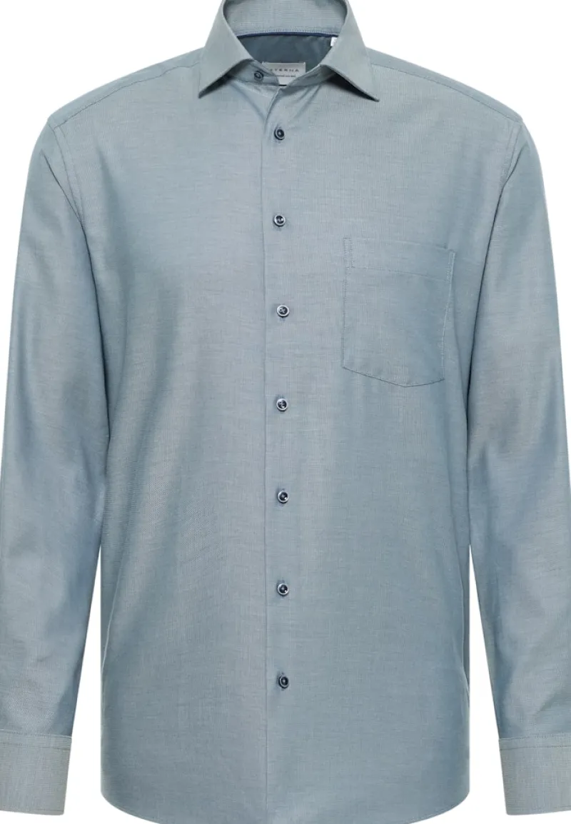 ETERNA Hemden|Big Boys*Hemd Langarm salbeigrün